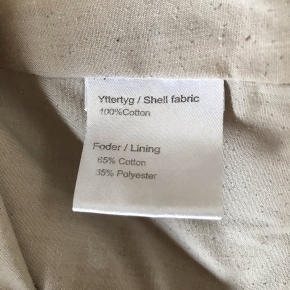 Sebago Women’s Zip Front Hooded Jacket Women’s Cotton Anorak Tan Coat Size Large - Picture 10 of 11